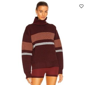 Nagnata Retro Rib Sweater in Burgundy